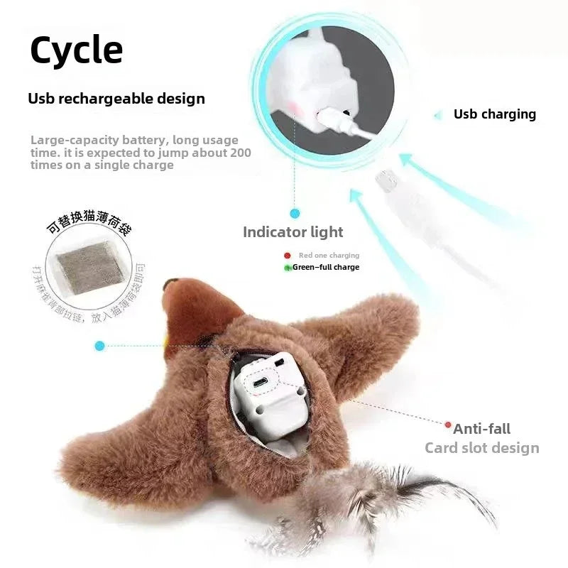 Dancing Sparrow Cat Toy
